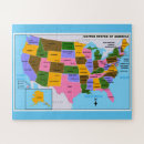 Search for united states map puzzles Colour