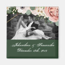 Search for green rose magnets Rustic