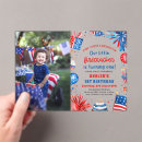 Search for 4th of july 1st birthday invitations Independence day birthday