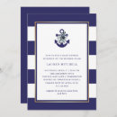 Search for navy blue stripes baby shower invitations Trendy