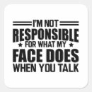 Search for responsibility stickers Sarcasm