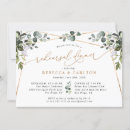 Search for greenery rehearsal dinner invitations Botanical garden