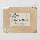Search for kraft paper save the dates Simple
