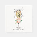 Search for brunch and bubbly napkins Champagne glass