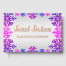 Search for sweet 16 guest books Purple