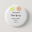 Search for orange wedding badges Bridal shower