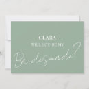 Search for flower return invitations Green