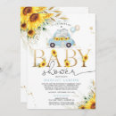 Search for sunflower baby invitations Greenery