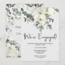 Search for floral engagement party invitations White
