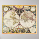 Search for vintage maps posters World