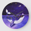 Search for whale clocks Watercolor