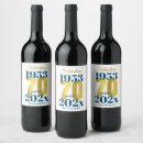 Search for 70th birthday wine labels Typography