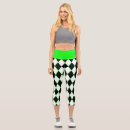 Search for black and white harlequin leggings Clown