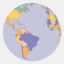 Search for country map stickers Continents