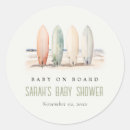 Search for board stickers Surfing baby shower