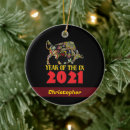 Search for year of the ox christmas tree decorations China