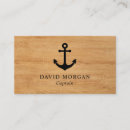 Search for boat captain business cards Anchor