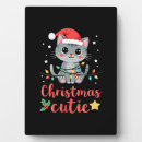 Search for funny christmas plaques Kitten