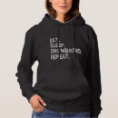 Search for eat sleep repeat hoodies Typography