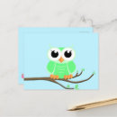 Search for little owl postcards Baby shower