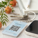 Search for bakery business key rings Scan me