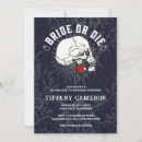 Search for gothic party hens party invitations Skull