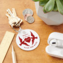 Search for red save key rings White