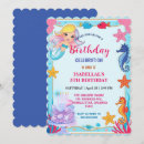 Search for seahorse birthday invitations Cartoon