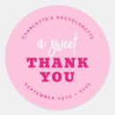 Search for hot pink bachelorette party stickers Bride