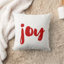 Search for joy cushions Red and white