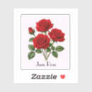 Search for beautiful red rose stickers Birthday