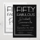 Search for fifty and fabulous 50th birthday invitations 50 year old