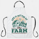 Search for farm life aprons Saying