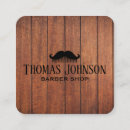 Search for wooden business cards Barber