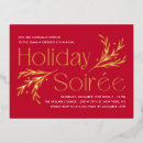 Search for soiree seasonal invitations Corporate holiday party