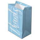 Search for blue and white gift bags Script