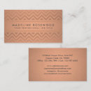 Search for copper foil business cards Elegant