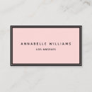 Search for pink real estate business cards Corporate