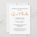 Search for corporate thanksgiving invitations Dinner