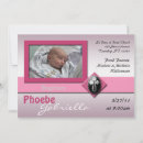 Search for pink and grey christening invitations Modern