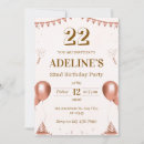 Search for 22nd birthday invitations Elegant