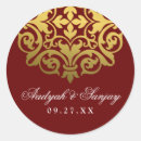 Search for burgundy and gold wedding stickers Formal