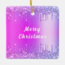 Search for neon christmas tree decorations Purple