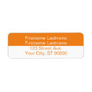 Search for two return address labels White