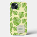 Search for banana leaves iphone cases Watercolor