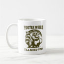 Search for funny raccoon mugs Opossum