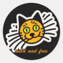 Search for wild cat stickers Yellow