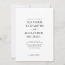 Search for simplistic wedding invitations Calligraphy