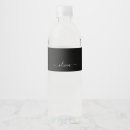 Search for black water bottle labels Girly