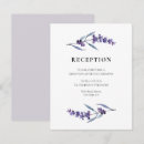 Search for lavender flower wedding invitations Violet